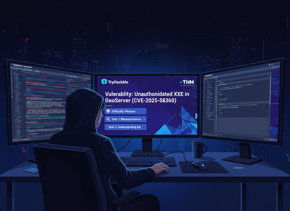 Deconstructing GeoServer's 2025 XXE | TryHackMe Walkthrough